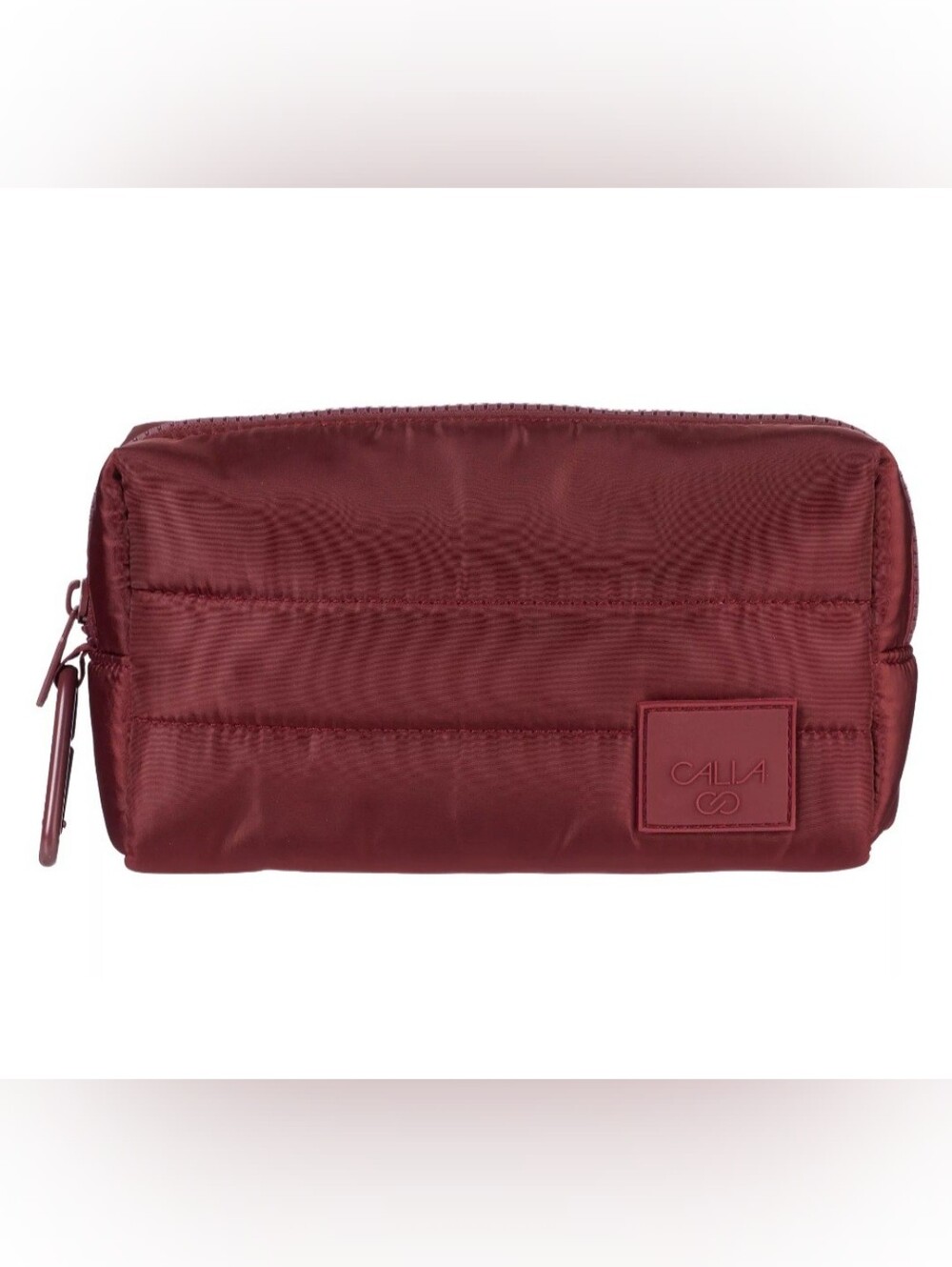 CALIA by Carrie Underwood Quilted Cosmetic Pouch in Burgundy